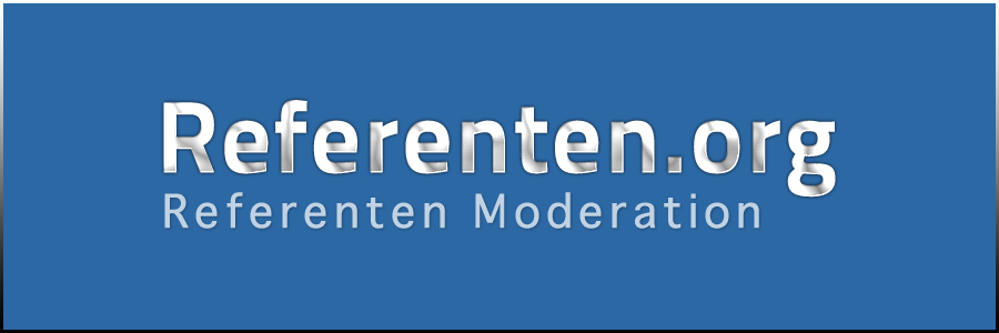 Referenten Moderation